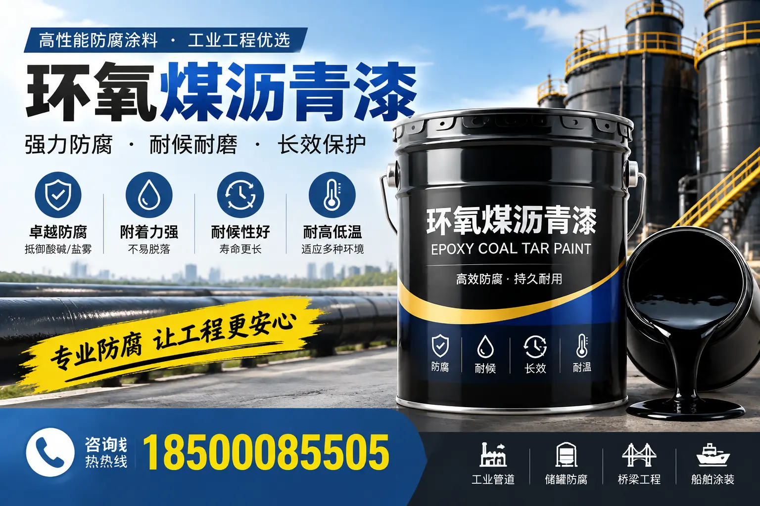 环氧煤沥青漆的施工方法与注意事项，确保在张掖顺利完成